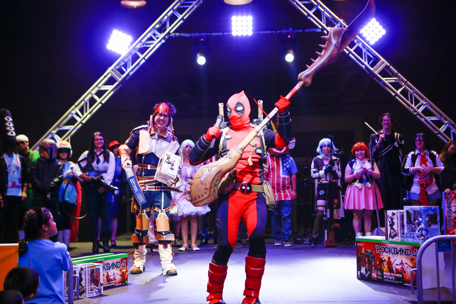 Cosplay performers take the stage